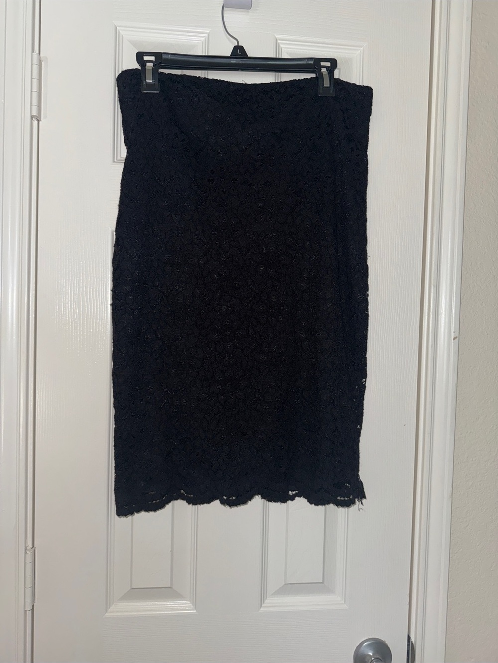 Worthington Black Lace Pencil Skirt